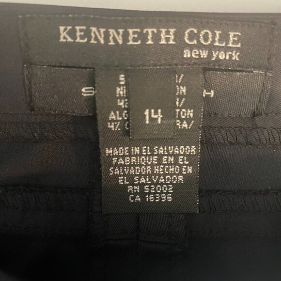 Women's Kenneth Cole Black Pants - Size 14 - Picture 6 of 9